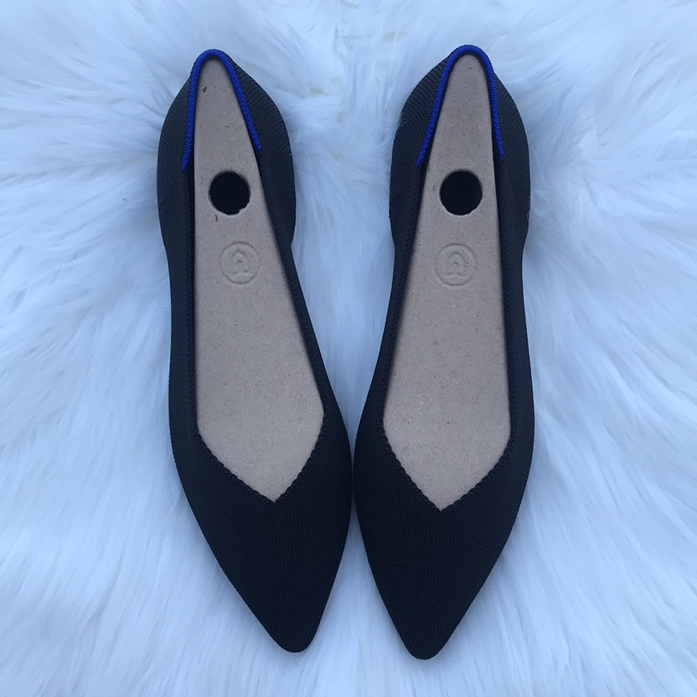 Rothy’s Black Point Toe 7.5